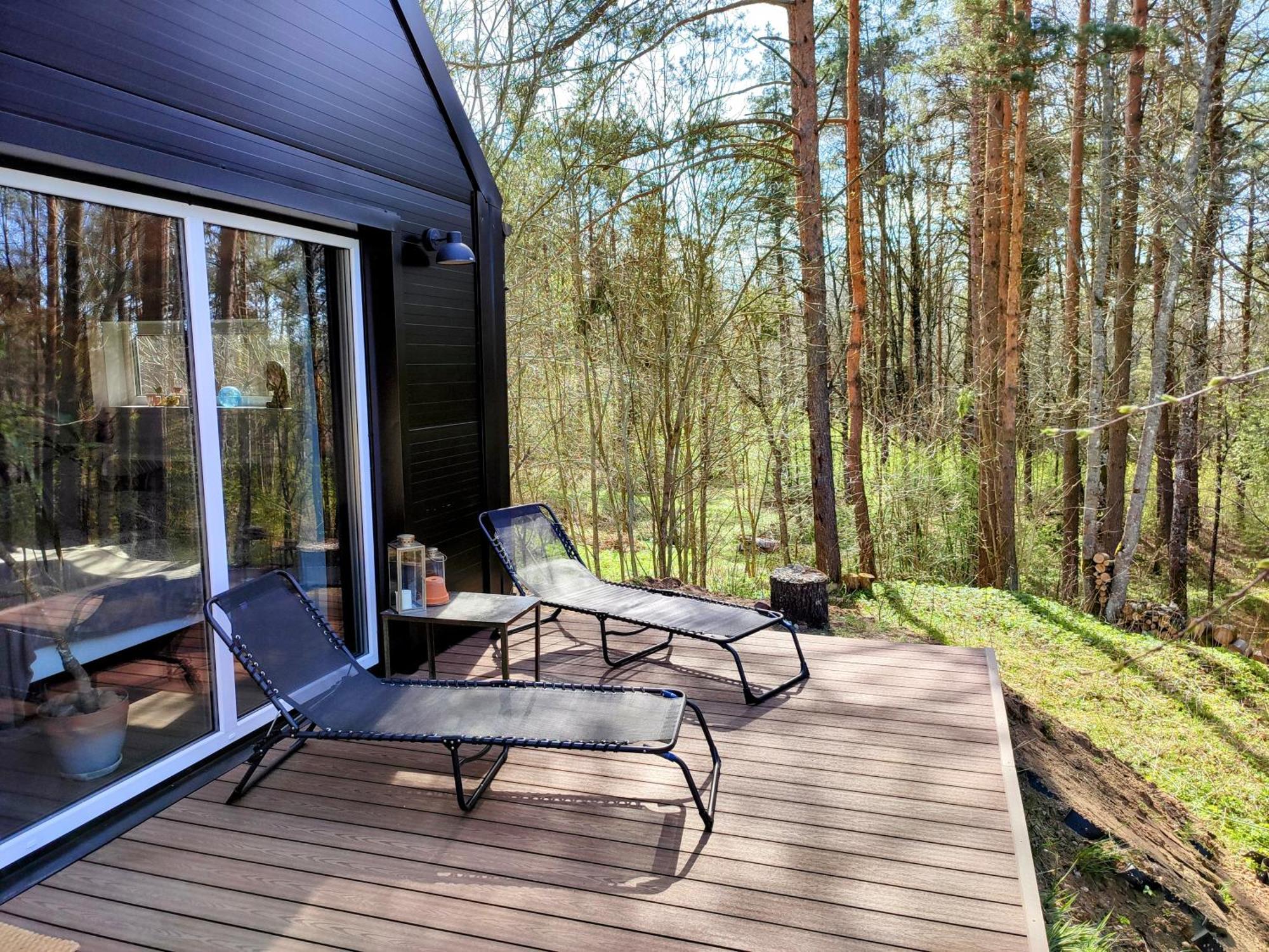 Modern Sauna Cabin In Horse Ranch Liyeplauke Zewnętrze zdjęcie