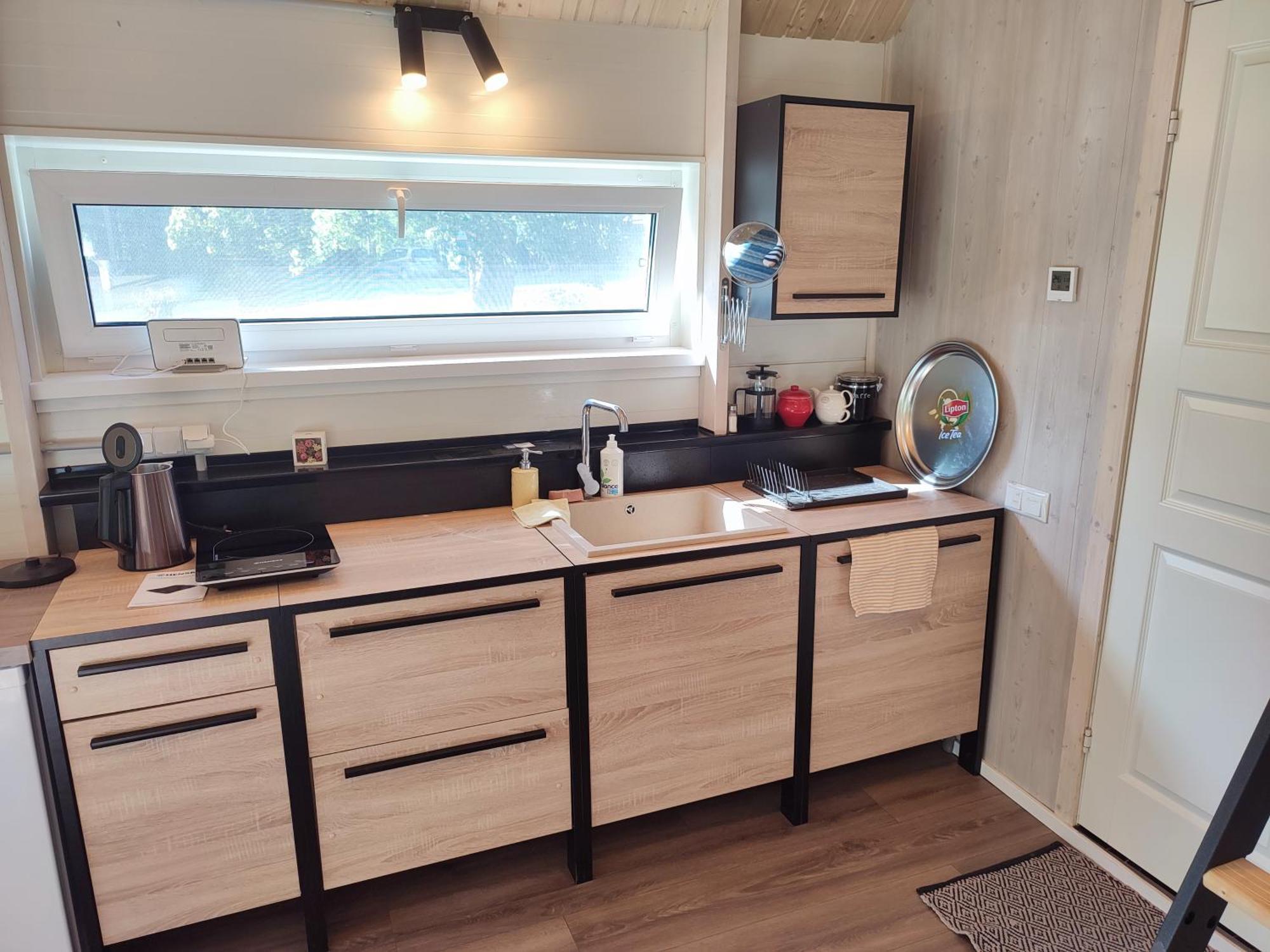 Modern Sauna Cabin In Horse Ranch Liyeplauke Zewnętrze zdjęcie