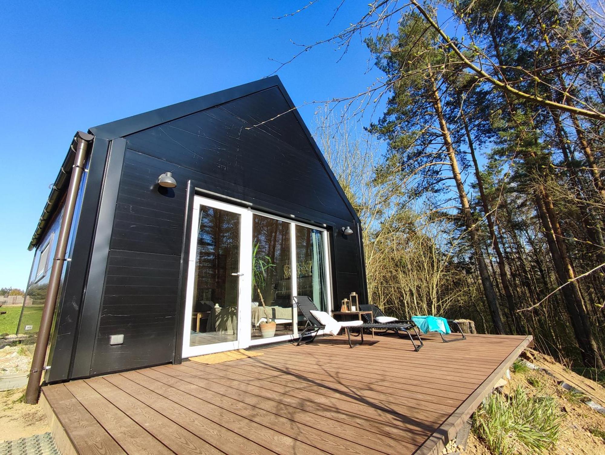 Modern Sauna Cabin In Horse Ranch Liyeplauke Zewnętrze zdjęcie