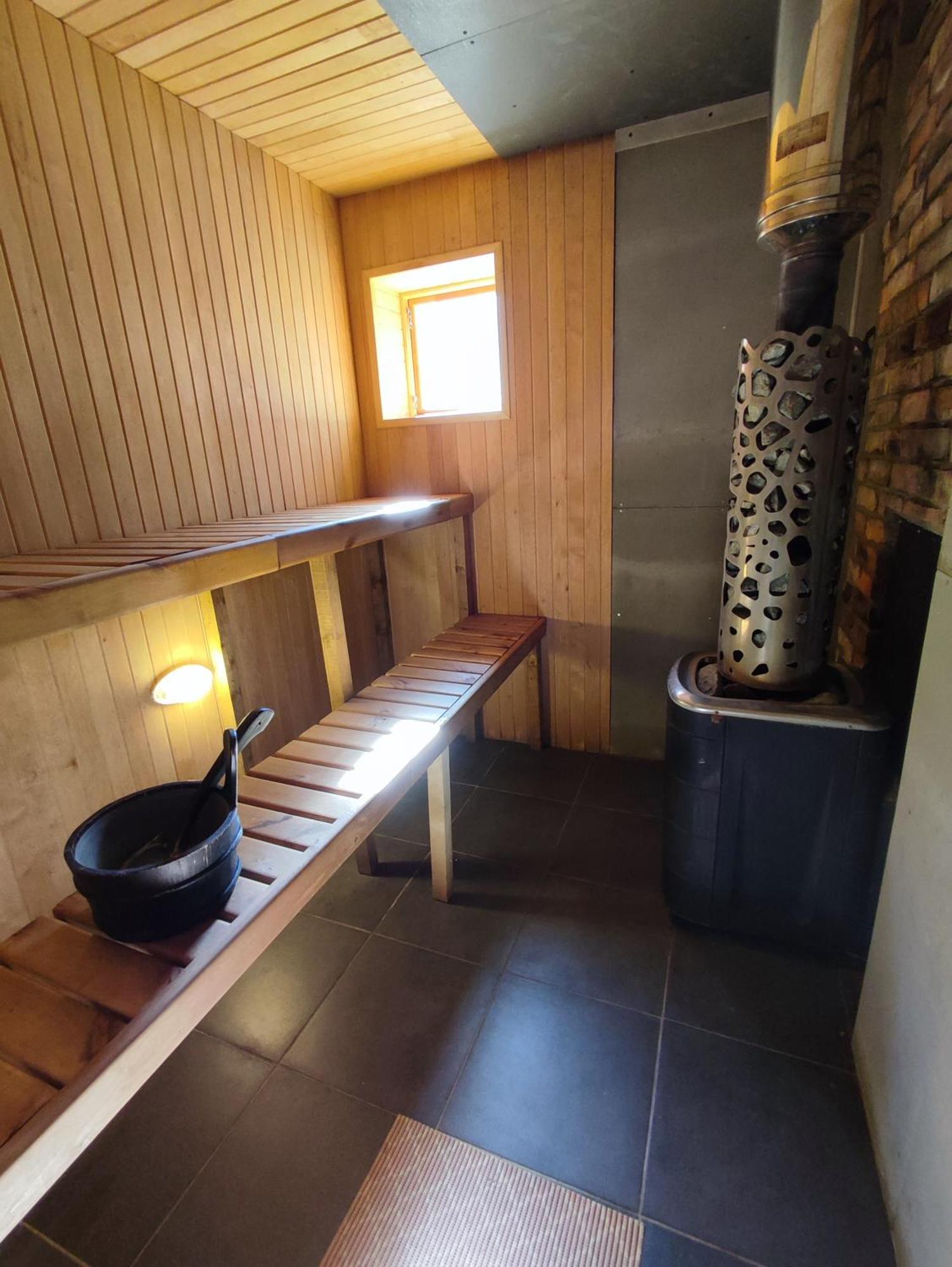 Modern Sauna Cabin In Horse Ranch Liyeplauke Zewnętrze zdjęcie