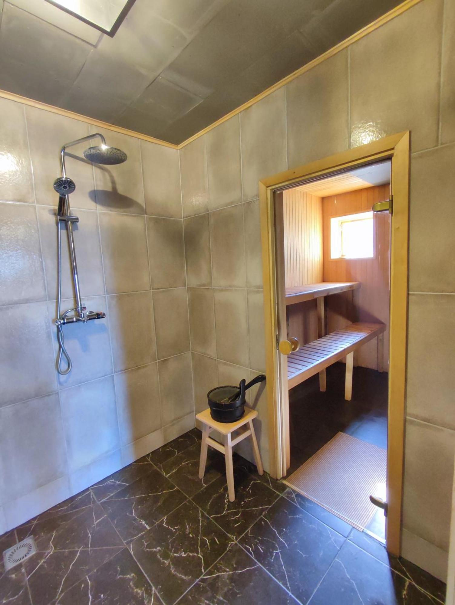 Modern Sauna Cabin In Horse Ranch Liyeplauke Zewnętrze zdjęcie